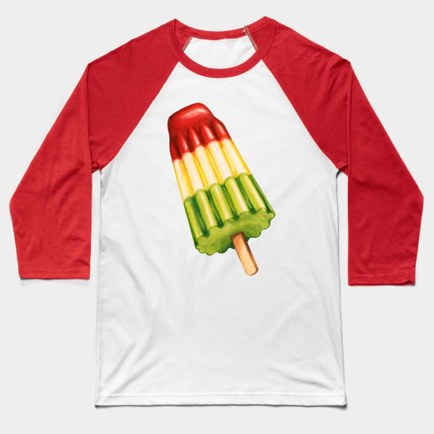 Tropi Pop Baseball T-Shirt by KellyGilleran